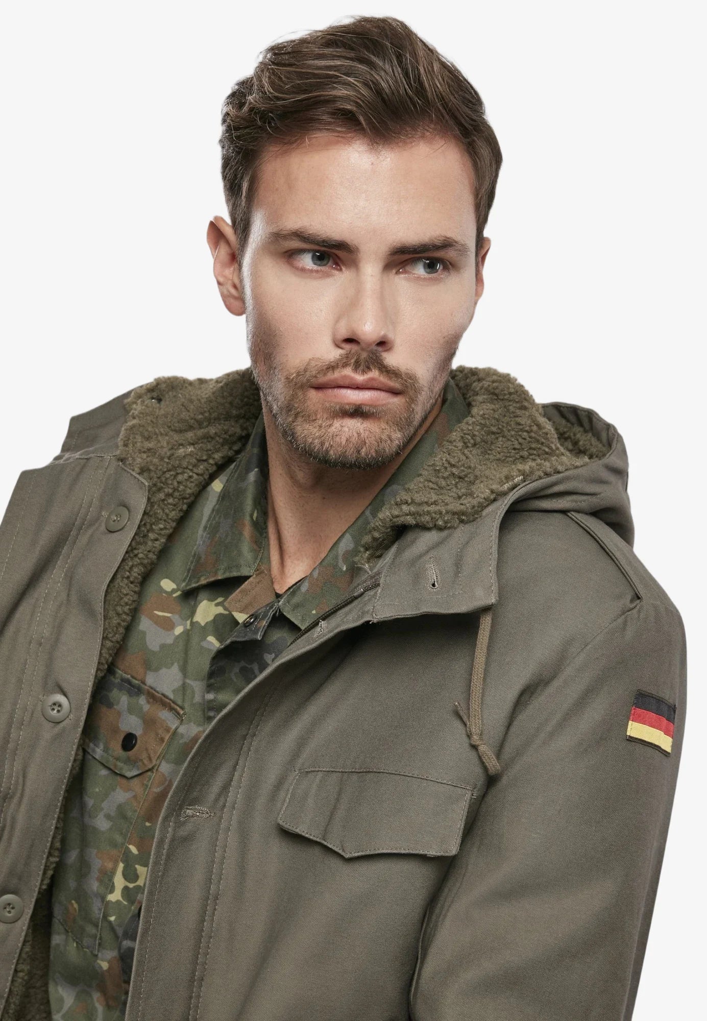 Bw Parka (german Military Jacket) Jacket - Brandit