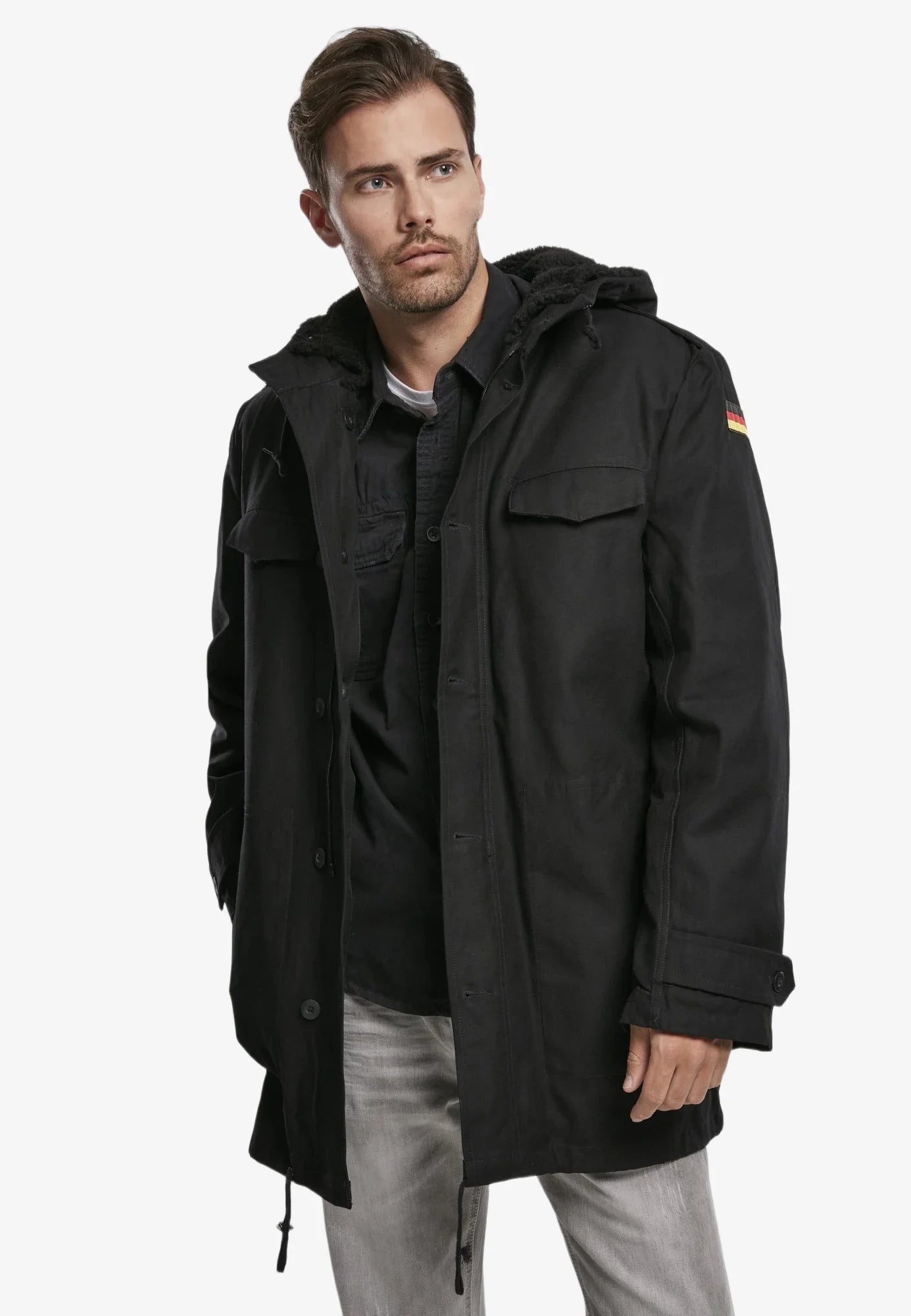 Bw Parka (german Military Jacket) Jacket - Brandit