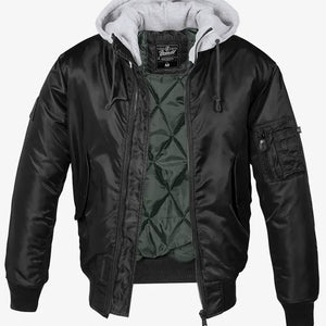 Hooded Ma1 Bomber Jacket Heavy - Brandit