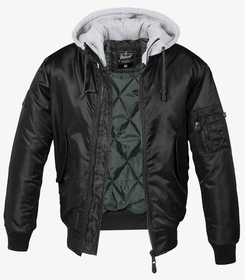 Hooded Ma1 Bomber Jacket Heavy - Brandit